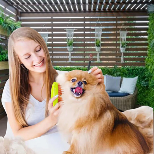 Cepillo de vapor para perros y gatos